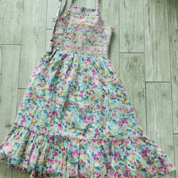 NWT LoveShackFancy Ottawa Midi Dress in Coral Reef Waves SMALL - Picture 2 of 4